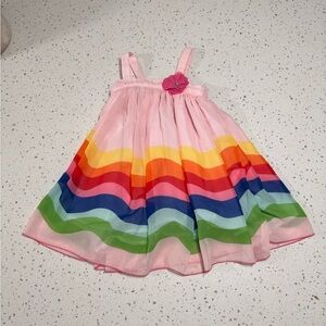 Pink & Rainbow Summer Dress